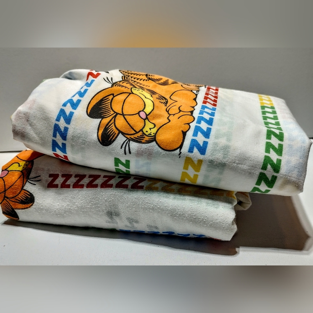 1978 Sears & Roebuck Garfield twins sheets